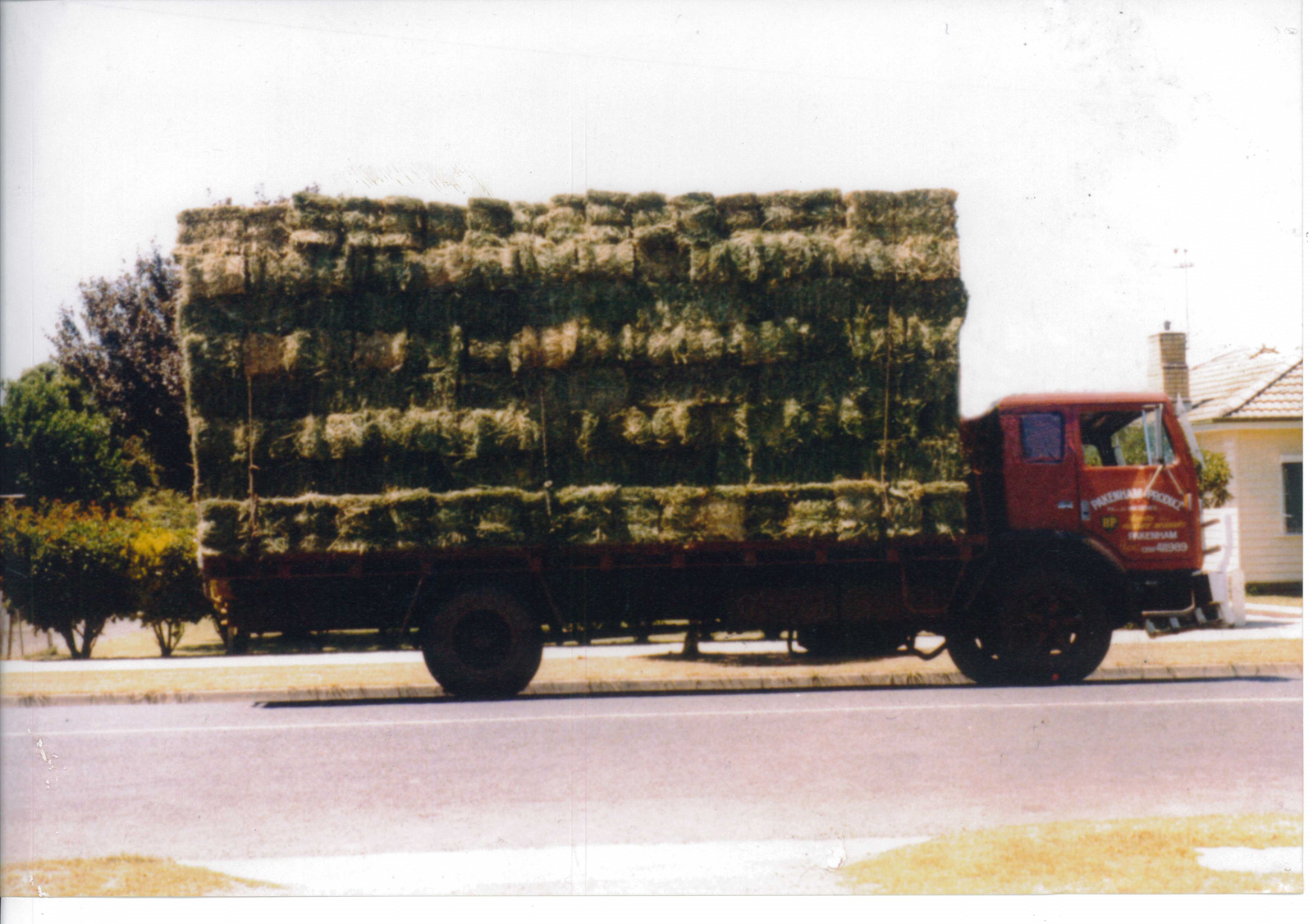 Old PPS Truck with hay